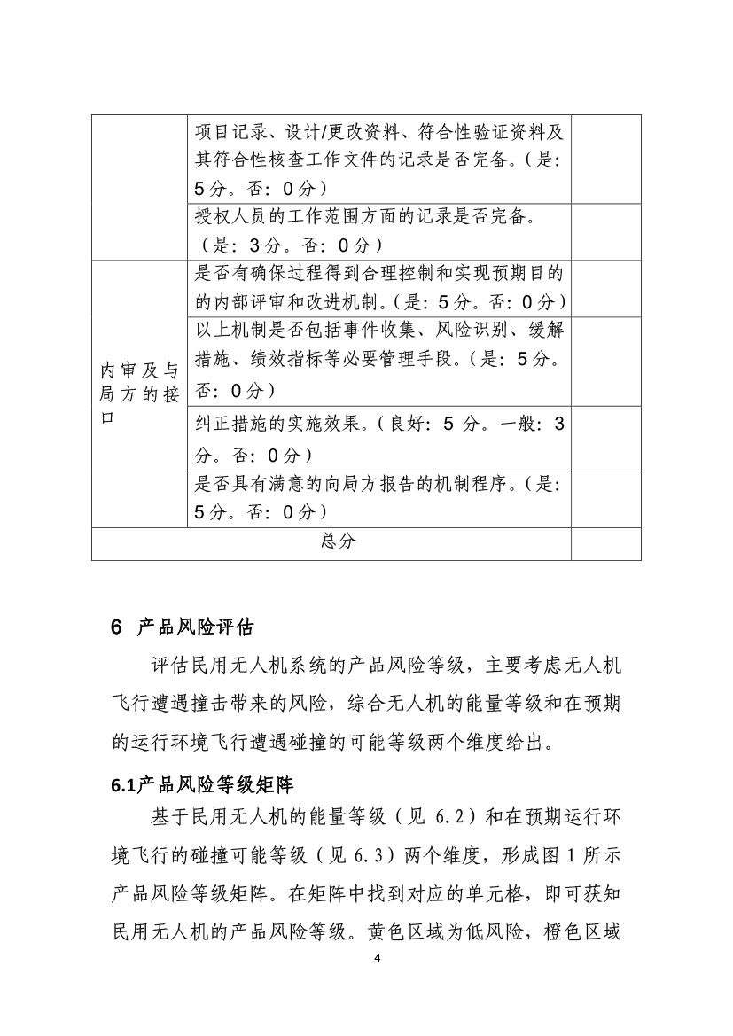 民用無人機系統(tǒng)適航審定項目風險評估指南（試行）(圖6)